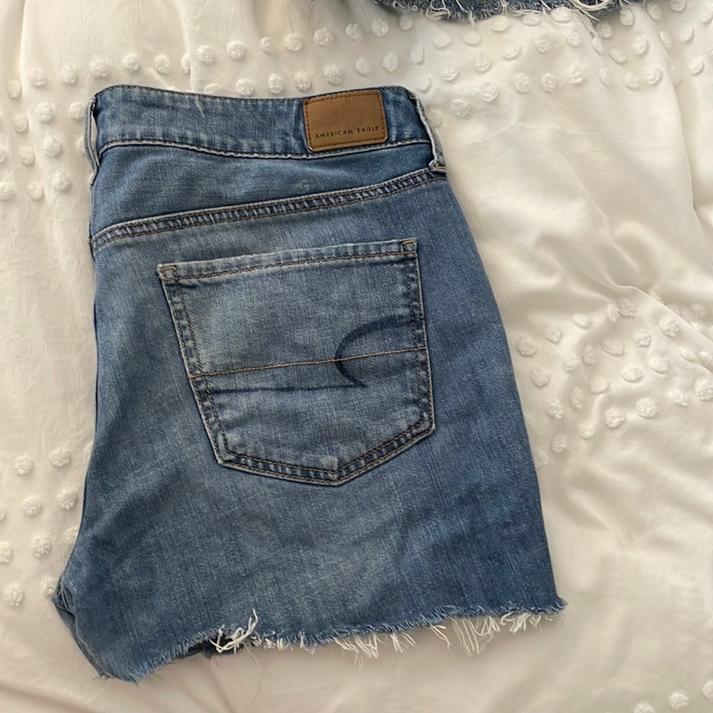 Denim shorts